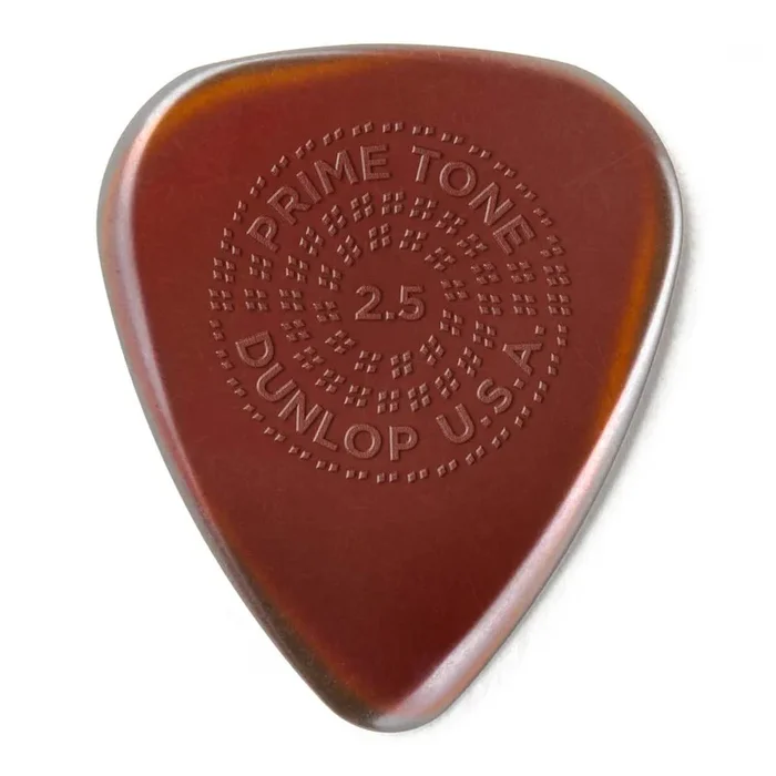 Jim Dunlop 2.5 mm Primetone Standard with Grip Guitar Pick Player Pack – 3 pack