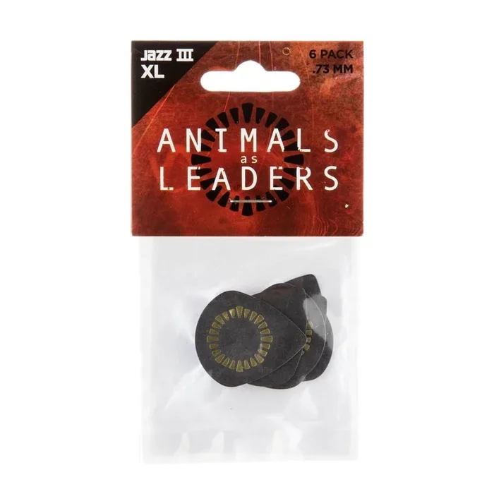 Jim Dunlop JPAALP04 Javier Reyes Tortex Jazz III XL Pick Players Pack (6 in a Display Bag)