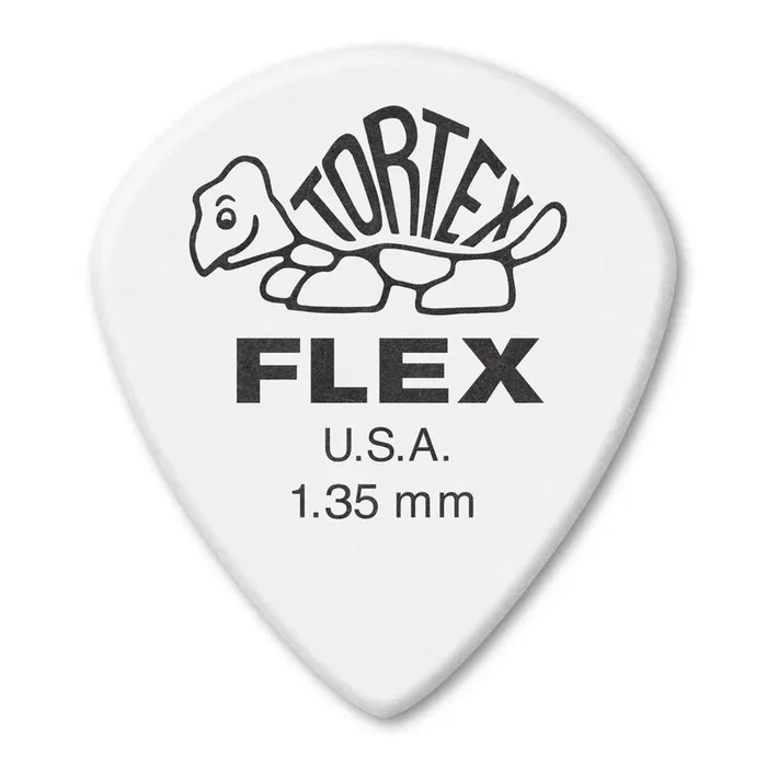 Jim Dunlop Tortex Flex 1.35 Jazz III XL Guitar Pick Player Pack – 12 pack