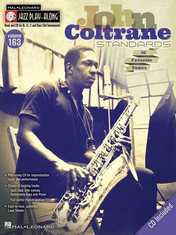 John Coltrane Standards Jazz Play Along Book/CD V1 (Softcover Book/CD)