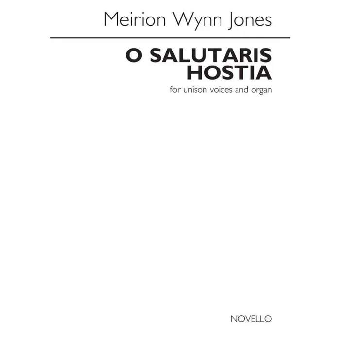Jones, Meirion Wynn – O Salutaris Hostia