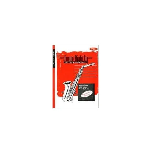 Jump Right In The Instrumental Series Tenor Saxophone Book One