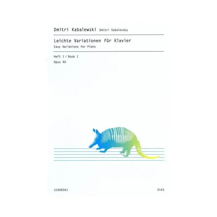Kabalevsky, Dmitry – Easy Variations for Piano op. 40