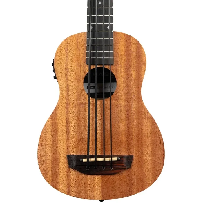 Kala Nomad UBASS Acoustic Electric Bass Guitar – Natural Satin