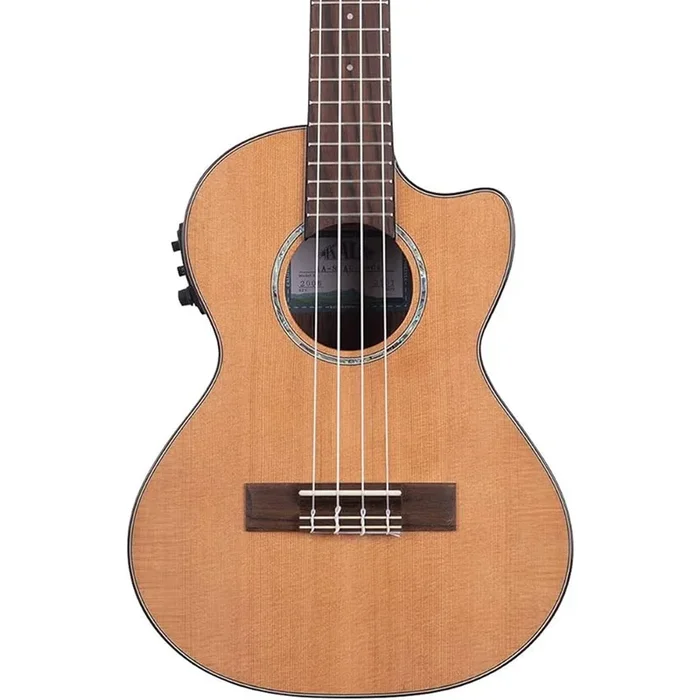 Kala Solid Cedar Top Acacia Tenor Acoustic-electric Ukulele w/Cutaway – Natural