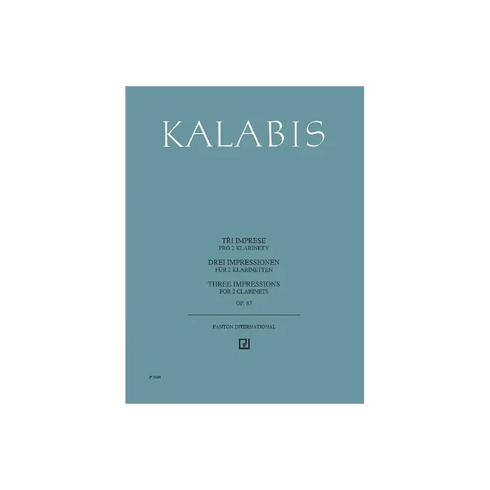 Kalabis, Viktor – Three Impressions op. 87