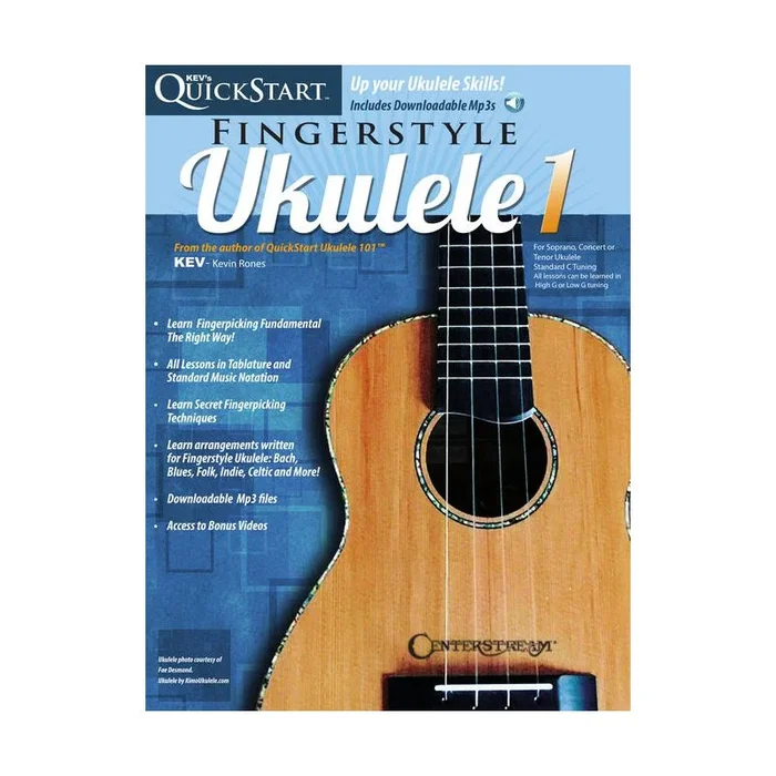 Kev’s QuickStart for Fingerstyle Ukulele 1 – Revised Edition