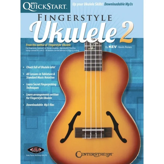 Kev’s QuickStart for Fingerstyle Ukulele – Vol. 2