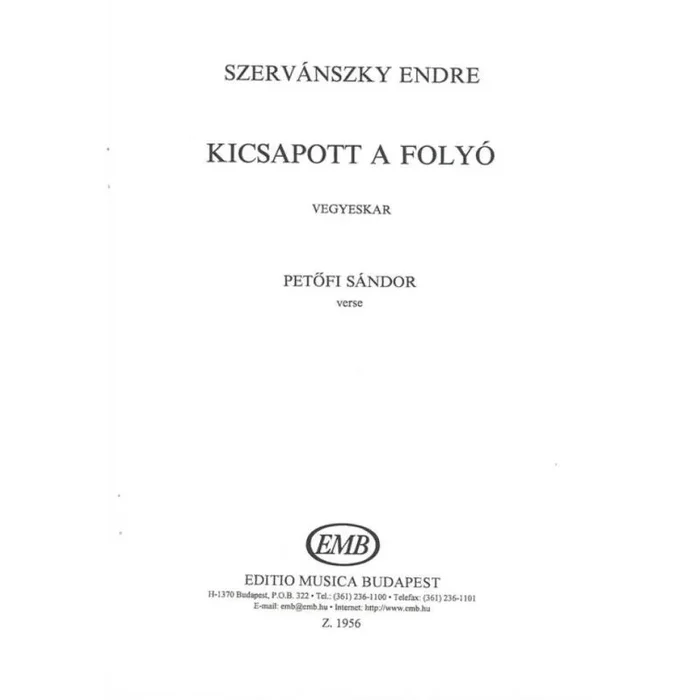 Kicsapott a folyo