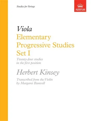 Kinsey : Elementary Progressive Studies Set I Viola (ABRSM)
