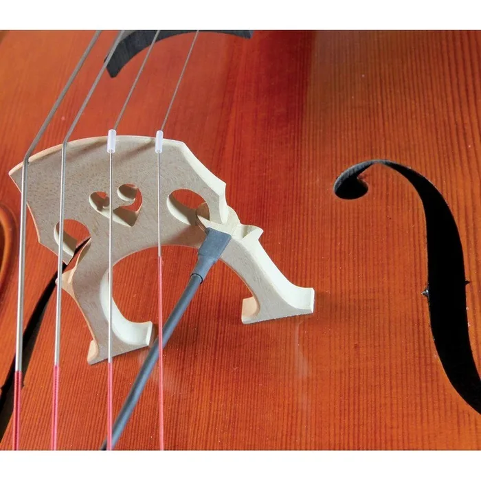KNA VC-1 Cello Pickup with Wood-Encased Piezo and Tailpiece-Mounted Jack