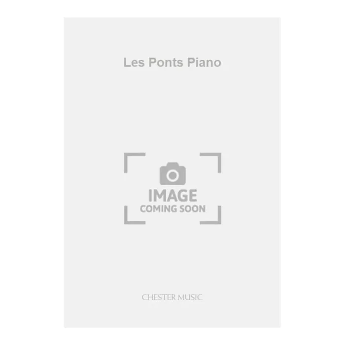 Komma, Karl-Michael – Les Ponts Piano