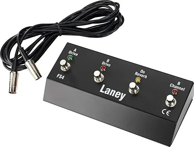 Laney Four Switch Pedal – IRT with LED Indicators and 3m Cable