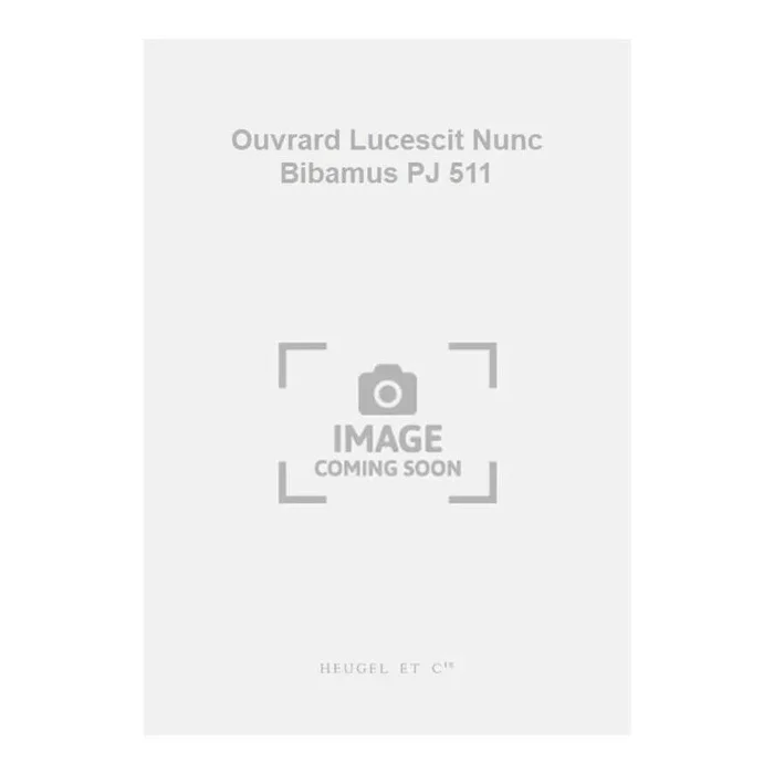 Lasso, Orlando di – Ouvrard Lucescit Nunc Bibamus PJ 511