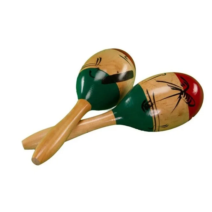 Latin American Large Wood Maracas