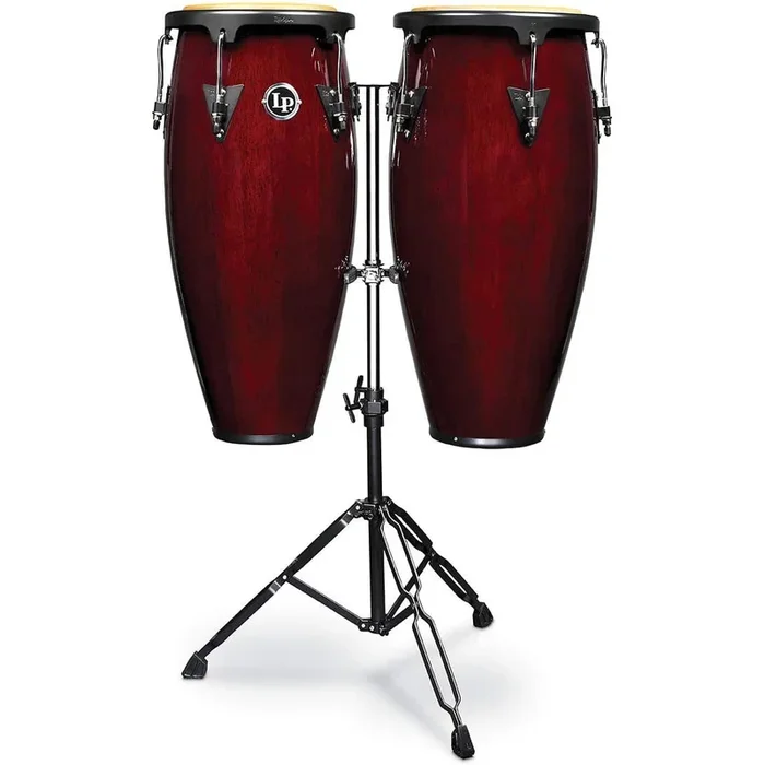 Latin Percussion LPA646-DW Aspire Wood Conga Set – Dark Wood