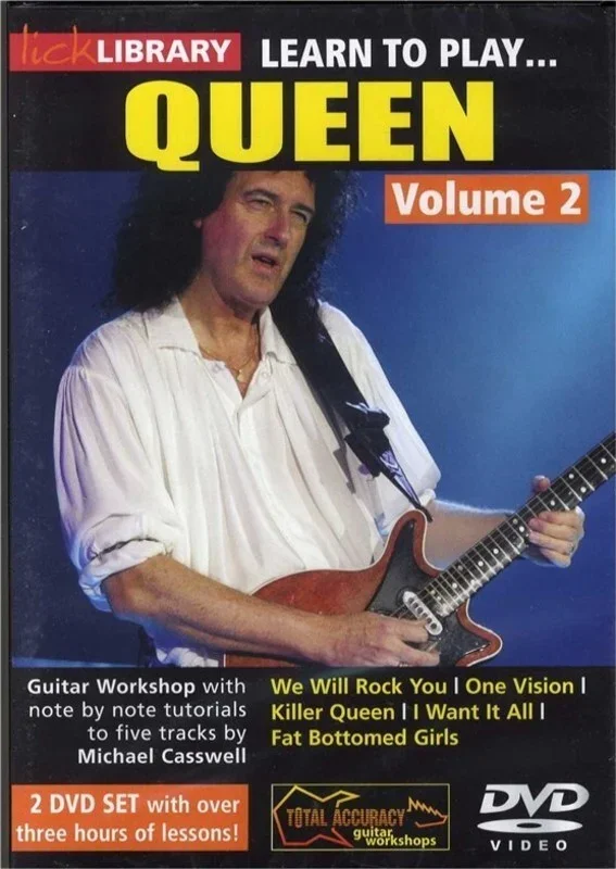 Learn To Play Queen Vol 2 2Dvds