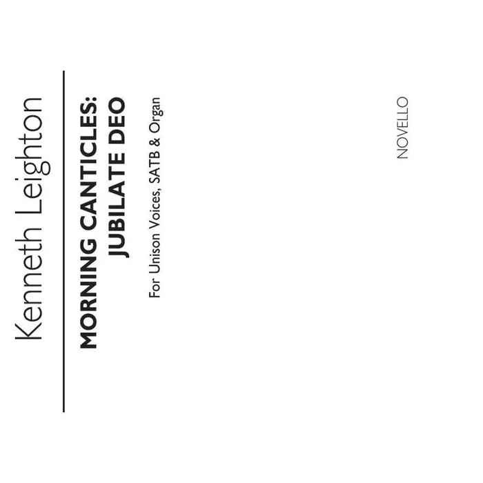 Leighton, Kenneth – Jubilate Deo From Morning Canticles