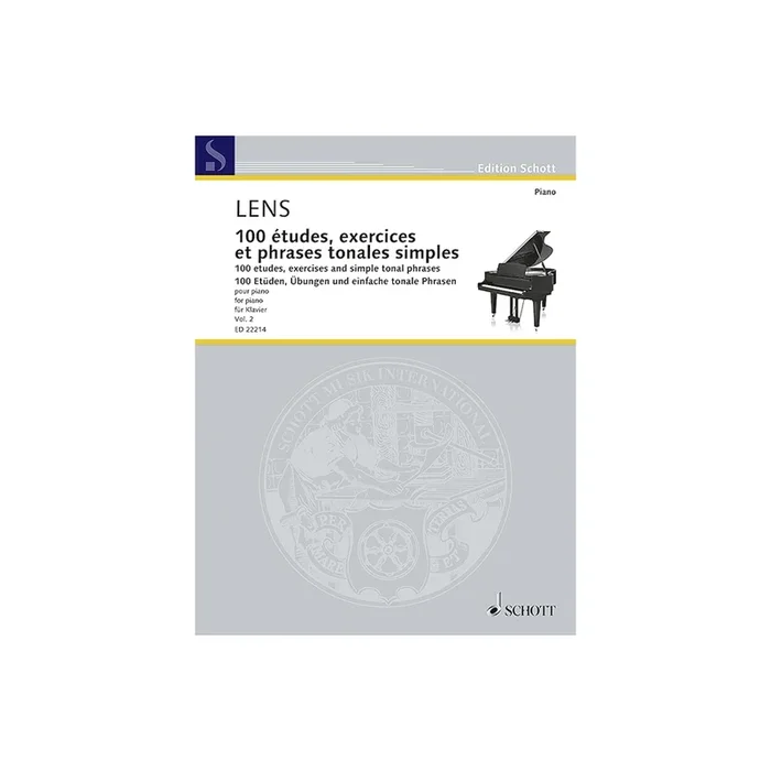 Lens, Nicholas – 100 etudes, exercises and simple tonal phrases