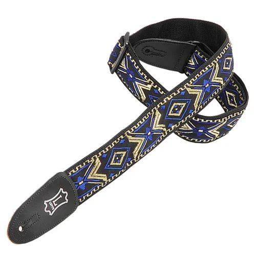 Levys 2 Inch 60’s Hootenanny Jacquard Weave Guitar Strap – M8HT18