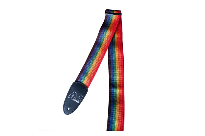 Levys Alto Music Guitar Strap In Rainbow