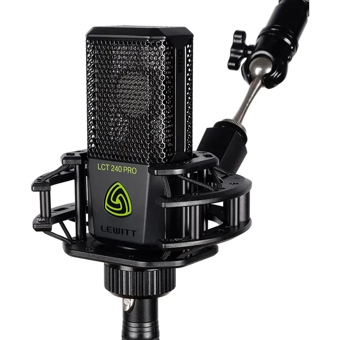 Lewitt LCT-240 Pro Condenser microphone with high-perfomance capsule, cardioid pattern, black, shock mount, magnetic pop filter