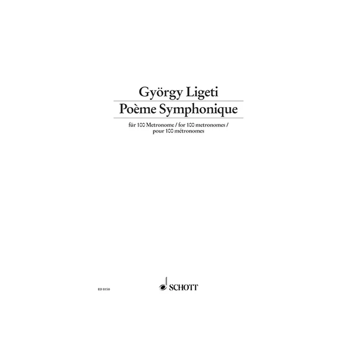 Ligeti, György – Poème Symphonique