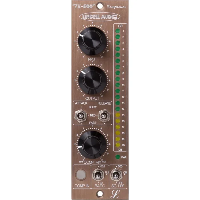 Lindell Audio 7X-500, 500 Series F.E.T. Compressor