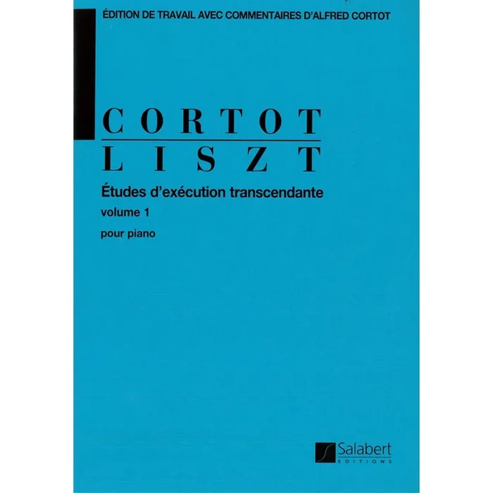 Liszt, Franz – Études d’exécution transcendante volume 1
