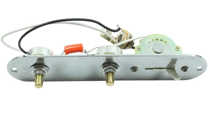 Loaded Telecaster control plate (4 way switch) (import sized plate, US components)