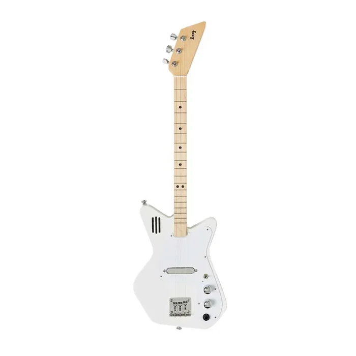Loog Pro Children’s Electric Guitar in White