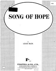 Louie Buck : Louie Buck : Song Of Hope – Guitar, Piano, Voice – Faber Digital