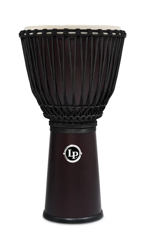 LP 12.5″ Rope Tuned Siam Walnut Djembe