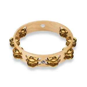 LP Latin Percussion LP380B-BR Pro 10 ” Double Row Tambourine- Brass
