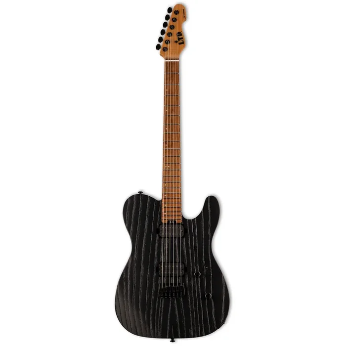 LTD TE-1000 Electric Guitar in Black Blast Finish