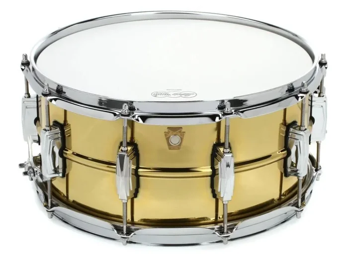 Ludwig ‘Super Ludwig’ Super Brass Snare Drum – 6.5 x 14 inch