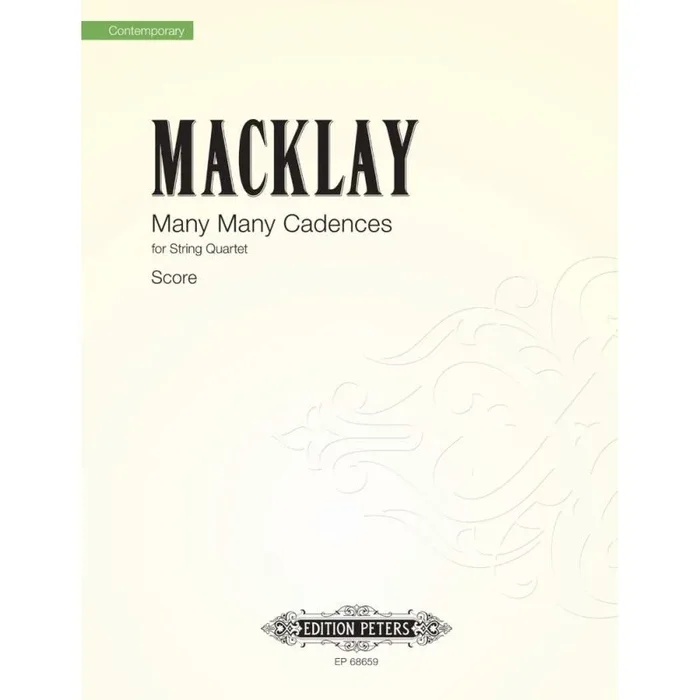 Macklay, Sky – Many Many Cadences (set of parts)
