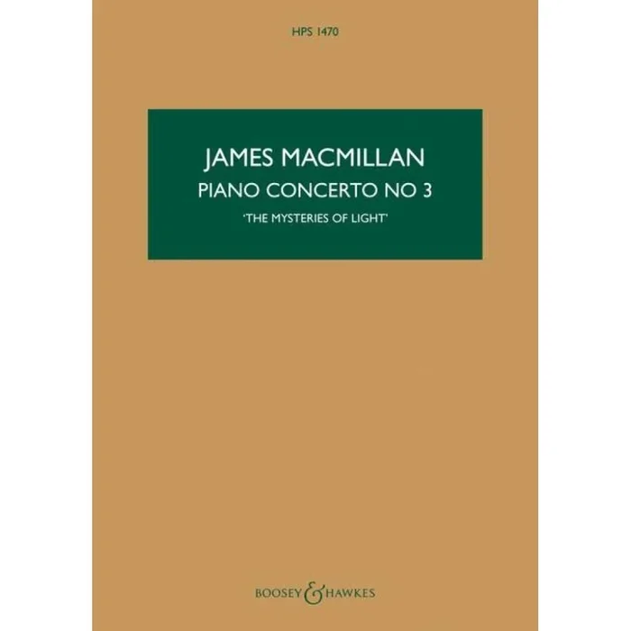 MacMillan, James – Piano Concerto No. 3 HPS 1470