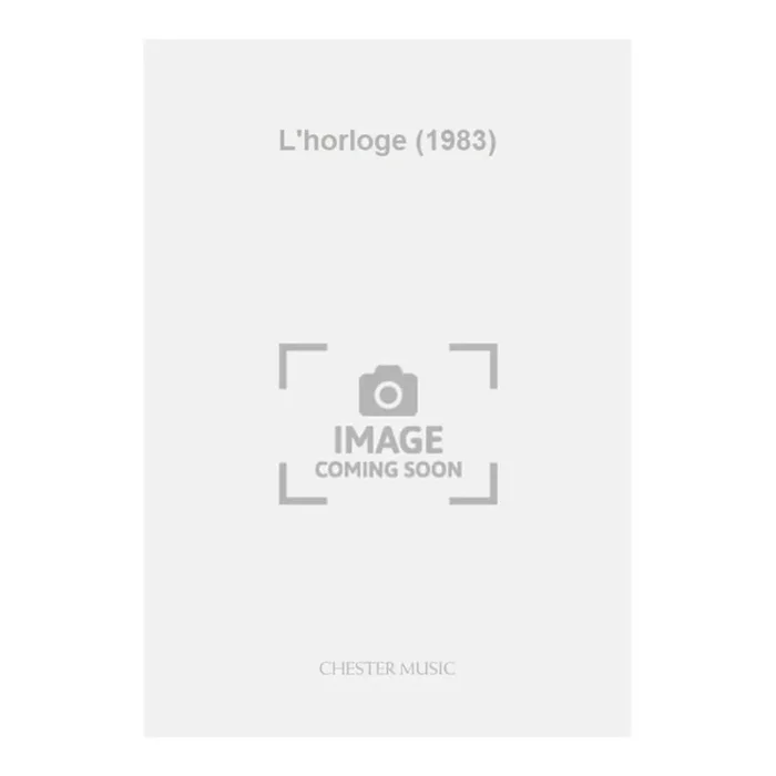 Maconchy, Elizabeth – L’horloge (1983)