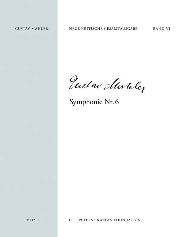 Mahler – Symphony No 6 Full Score Critical Edition (Music Score) Book