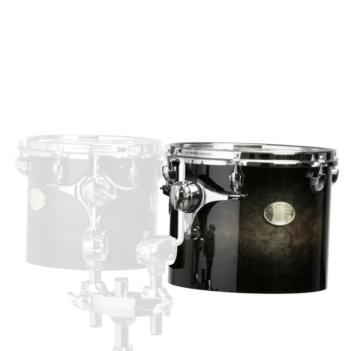 Majestic Prophonic single headed concert tom, black dawn – 14″x12″