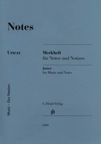 Manuscript Jotter For Music & Notes (Henle)
