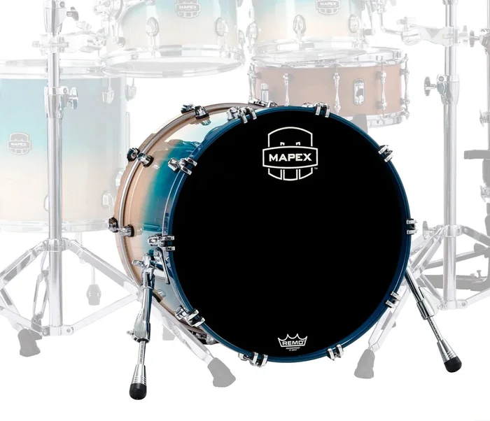 Mapex Saturn Classic 18 ” x 14 ” Bass Drum (No Mount) In Aqua Fade