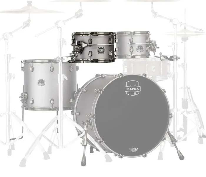 Mapex Saturn Evolution Birch Blend 12 ” x 8 ” Tom In Gun Metal Grey