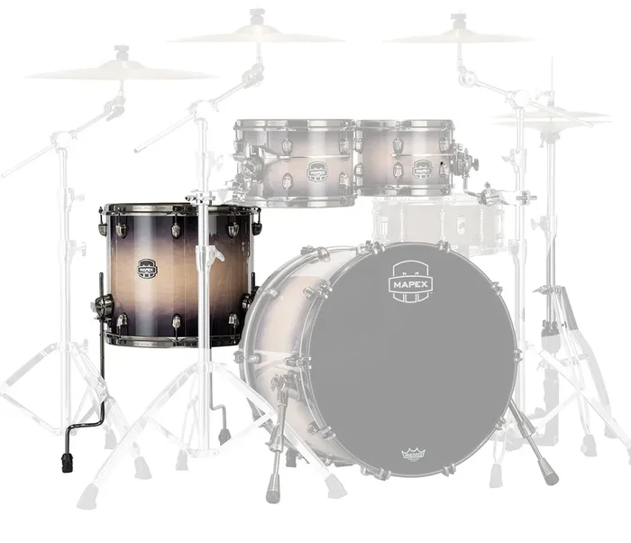 Mapex Saturn Evolution Birch Blend 16 ” x 14 ” Floor Tom In Exotic Violet Burst