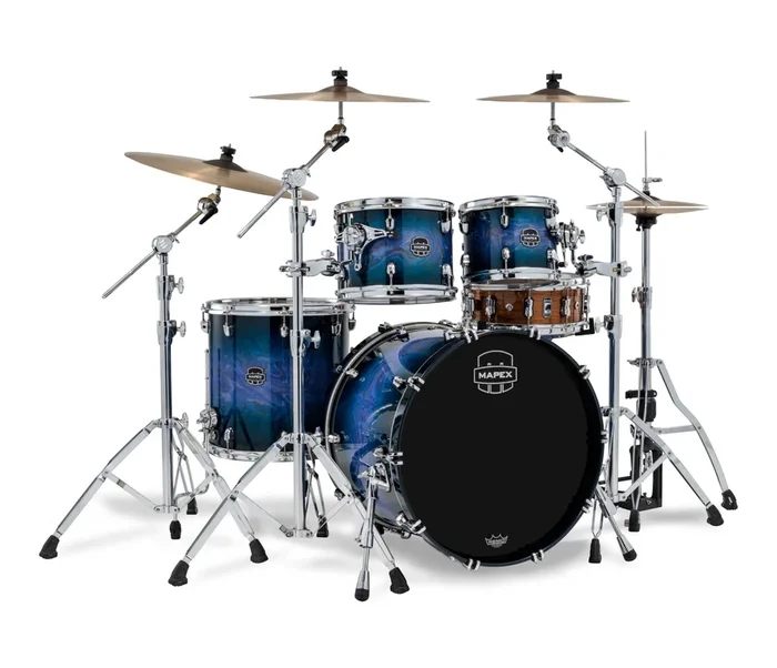 Mapex Saturn VI 4-Piece 22 ” Rock Shell Pack in Cobalt Burst