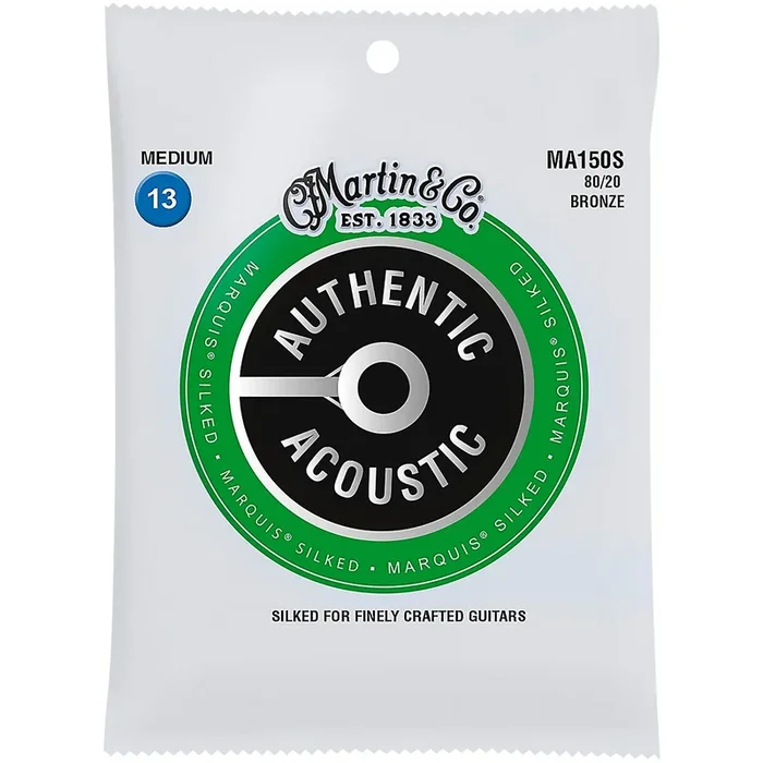 Martin Marquis Silked 80/20 Bronze Acoustic Strings Medium 013 056 – MA150S
