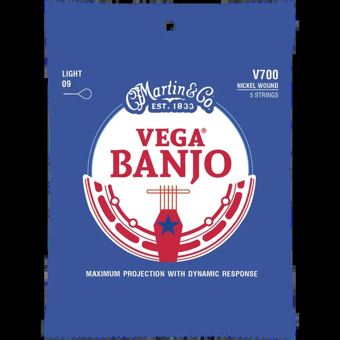 Martin V700 Vega® Banjo Strings Nickel
