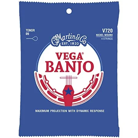 Martin V720 Vega 4 String Tenor Banjo Strings
