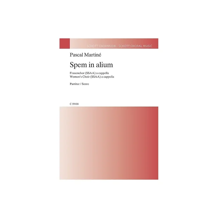 Martiné, Pascal – Spem in alium